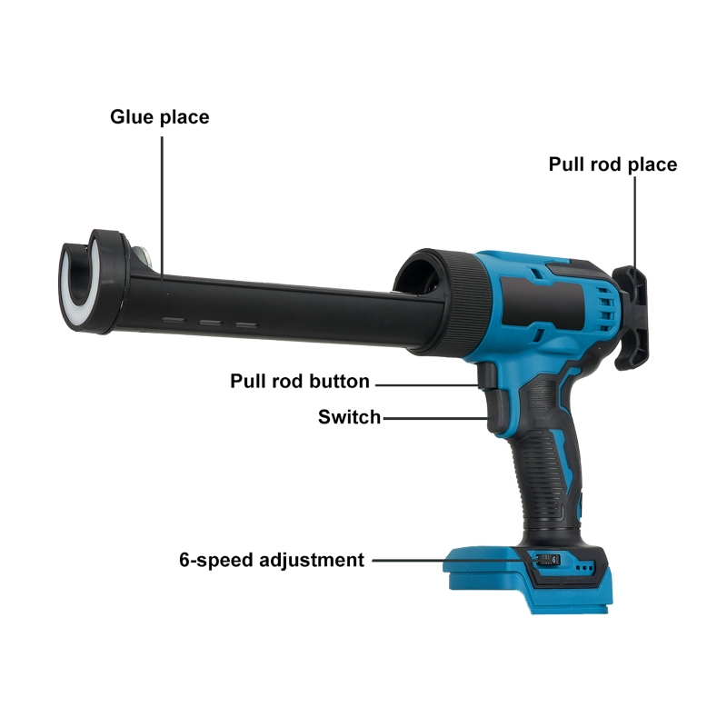 Power Tools Makita - Pistola de calafetagem elétrica para bateria