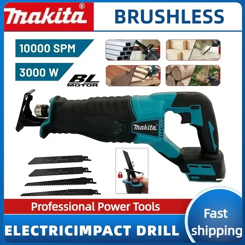 Power Tools Makita - Serra Recíproca Makita Sem Escovas, Ferramenta