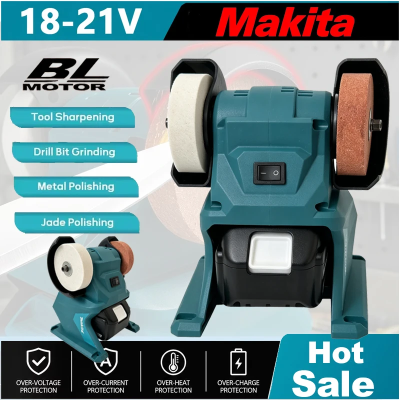 Power Tools Makita - Esmerilhadeira de Bancada Sem Fio Makita