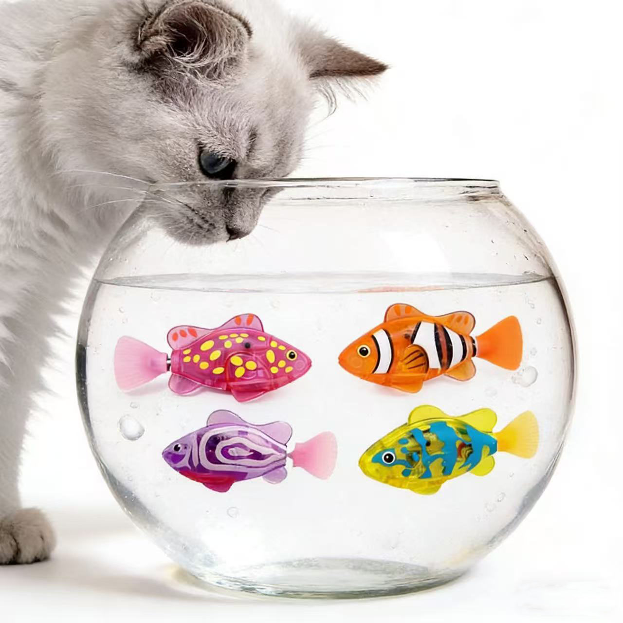 Power Tools Cat - Brinquedo Interativo para Gatos com LED,