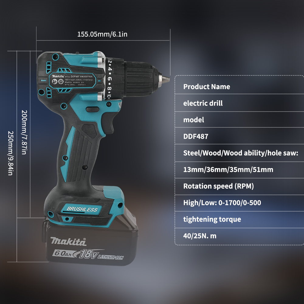 Furadeira sem fio 18V sem esco - Power Tools Safety avaliação e preço